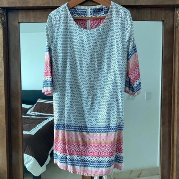 Moda Dresses & Skirts - Dress 14 pink long sleeve Moda